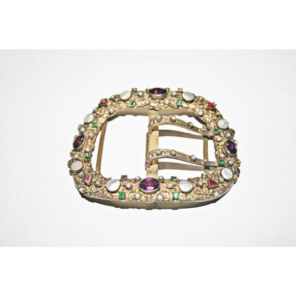 Stunning c1900 Antique Austro-Hungarian Sash Buckle by Turriet Und Bardach main image 5